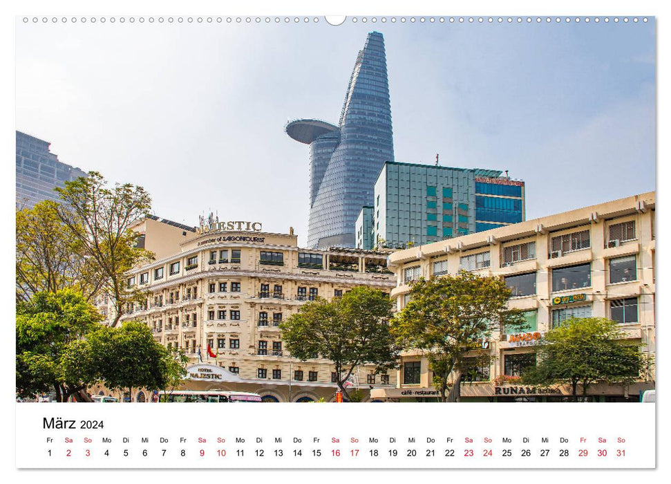 Ho Chi Minh City - city with a special magic (CALVENDO wall calendar 2024) 