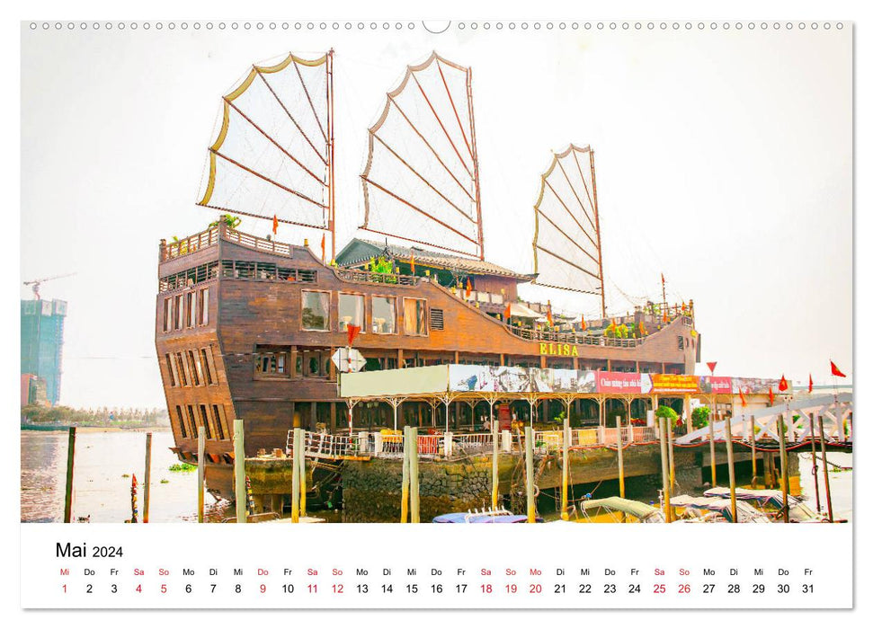 Ho-Chi-Minh-Stadt - Stadt mit besonderem Zauber (CALVENDO Wandkalender 2024)
