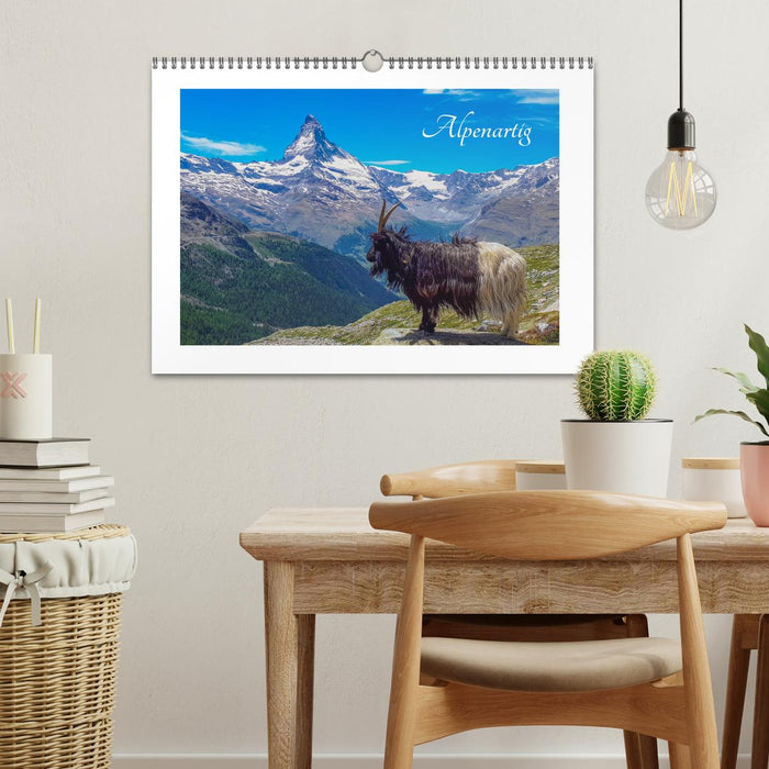 Alpine-like (CALVENDO wall calendar 2024) 