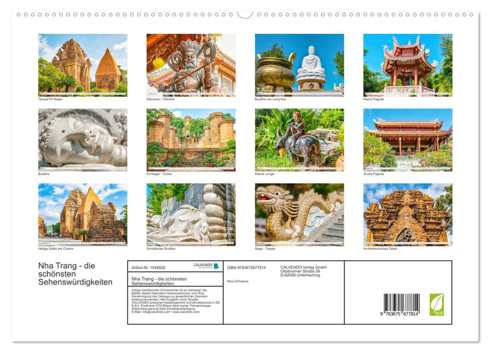 Nha Trang - the most beautiful sights (CALVENDO Premium Wall Calendar 2024) 