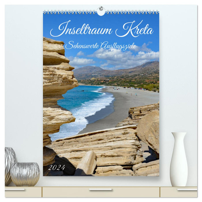 Island dream Crete - worthwhile excursion destinations (CALVENDO Premium Wall Calendar 2024) 