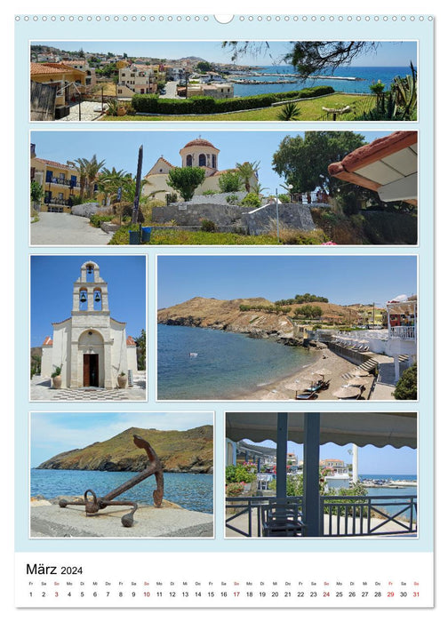 Island dream Crete - worthwhile excursion destinations (CALVENDO wall calendar 2024) 