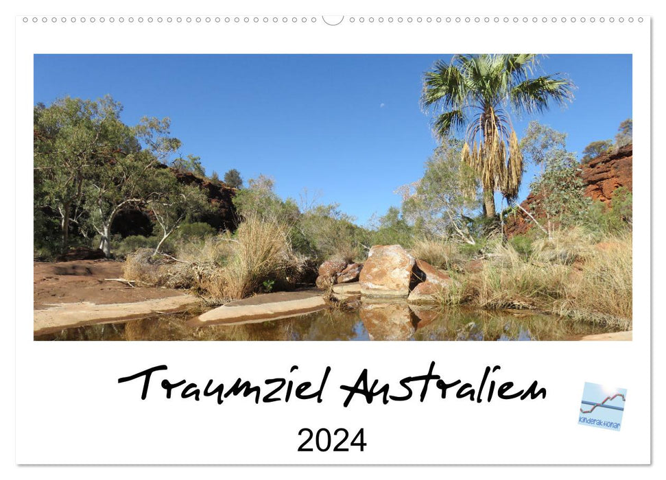 Traumziel Australien 2024 (CALVENDO Wandkalender 2024)