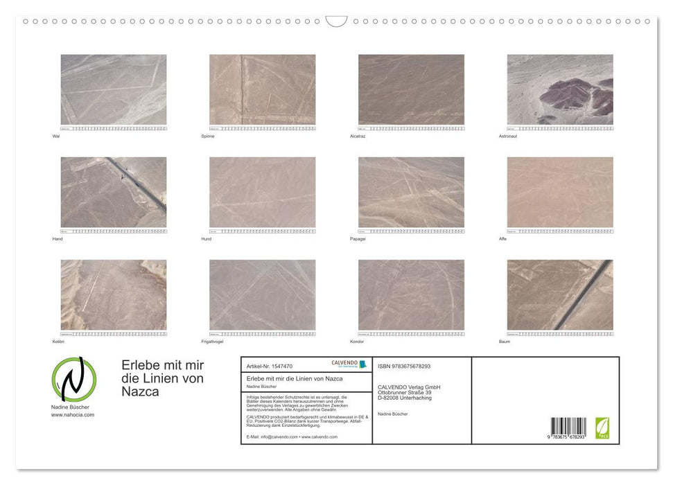 Experience the lines of Nazca with me (CALVENDO wall calendar 2024) 