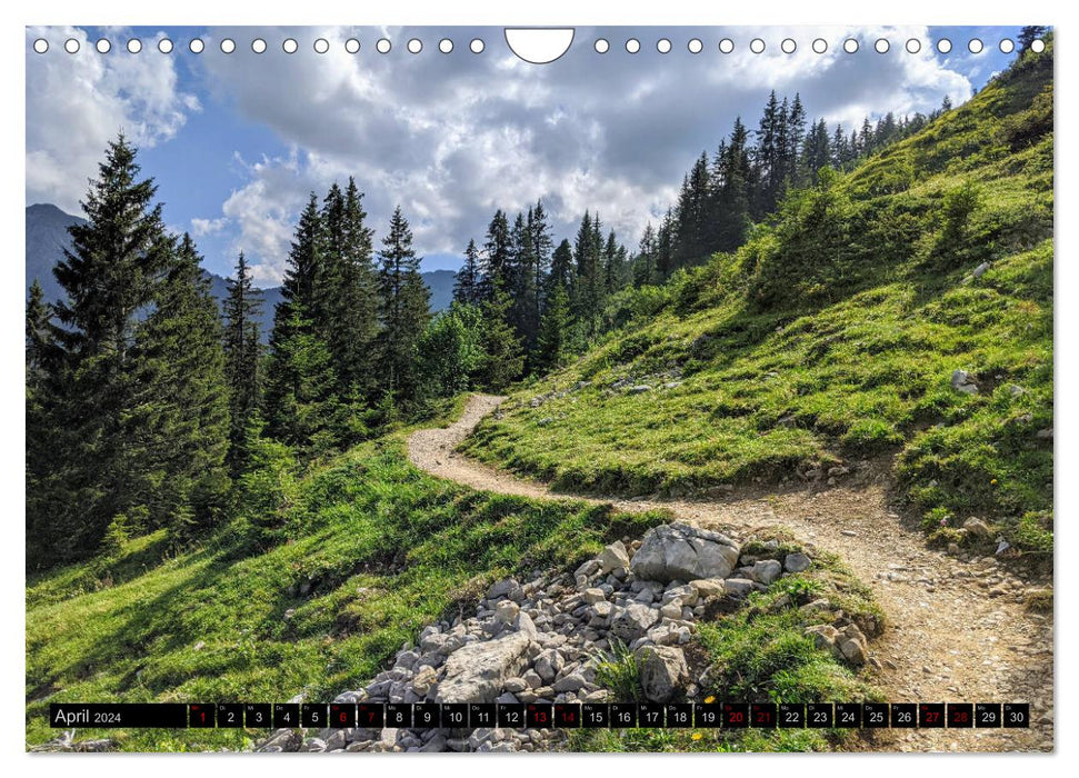 Sommer im Kleinwalsertal (CALVENDO Wandkalender 2024)