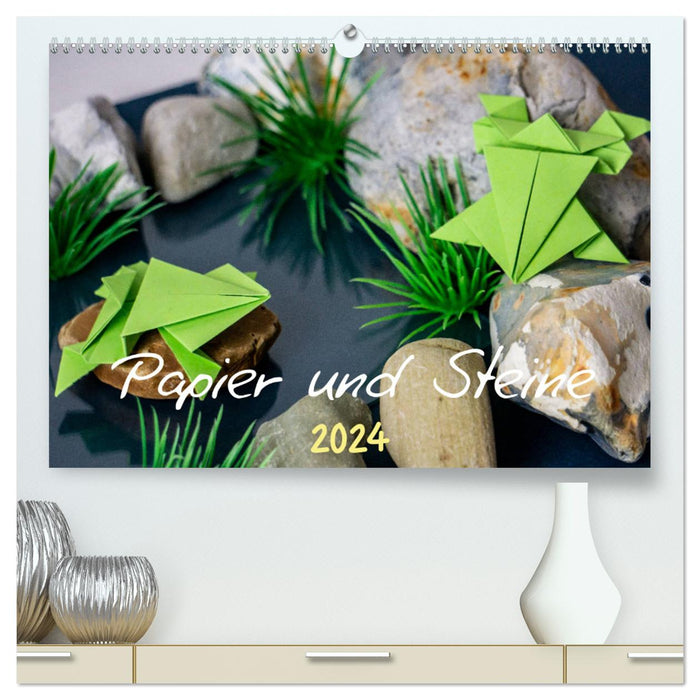 Papier und Steine (CALVENDO Premium Wandkalender 2024)