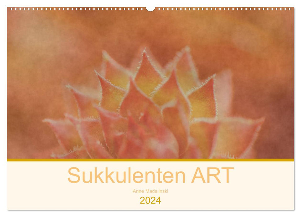 Sukkulenten ART (CALVENDO Wandkalender 2024)