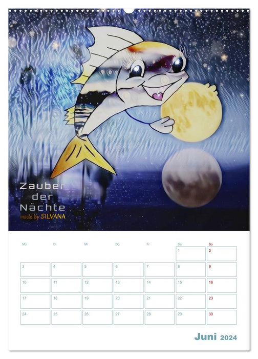 Zauber der Nächte: Kalender (CALVENDO Premium Wandkalender 2024)