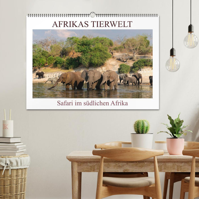 Afrikas Tierwelt, Safari im südlichen Afrika (CALVENDO Wandkalender 2024)