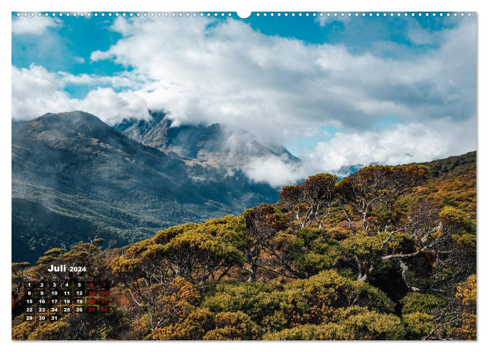 Neuseeland - Land der Superlative (CALVENDO Premium Wandkalender 2024)