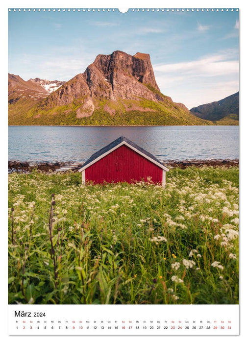 Norwegen - Eine Reise durch das skandinavische Land. (CALVENDO Wandkalender 2024)