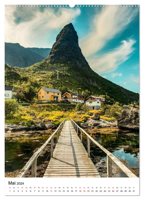 Norwegen - Eine Reise durch das skandinavische Land. (CALVENDO Wandkalender 2024)