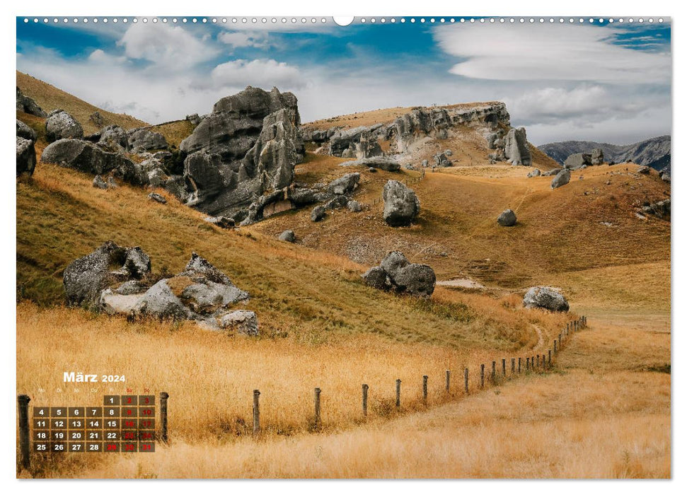 Neuseeland - Land der Superlative (CALVENDO Wandkalender 2024)