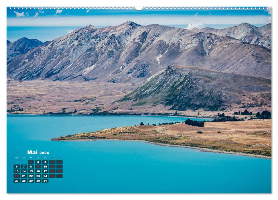Neuseeland - Land der Superlative (CALVENDO Wandkalender 2024)