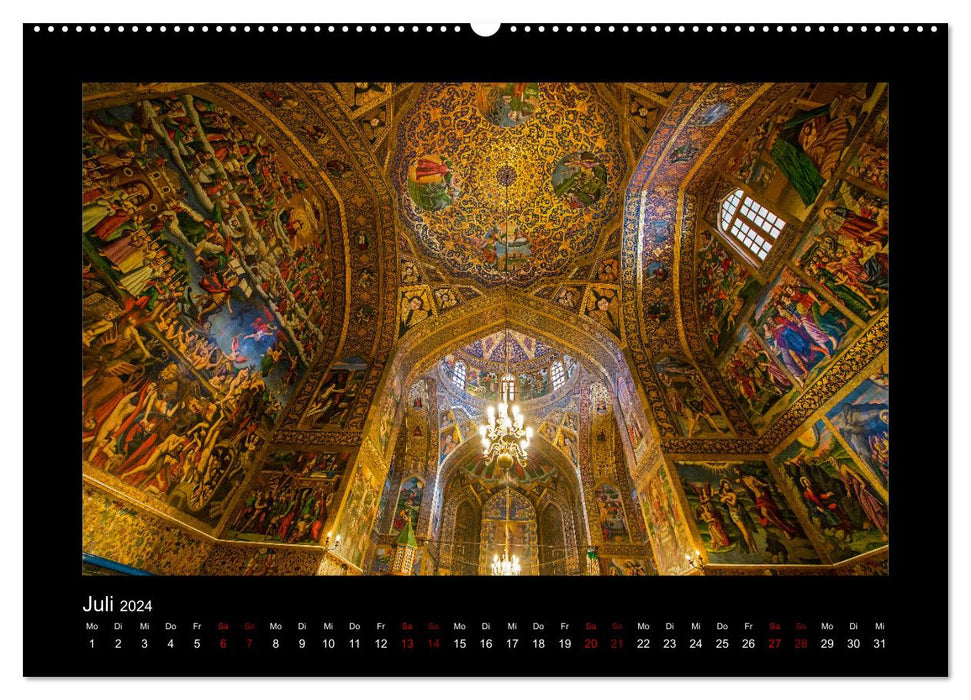 Märchenhaftes Persien - Weltkulturerbe und klassische Höhepunkte (CALVENDO Premium Wandkalender 2024)
