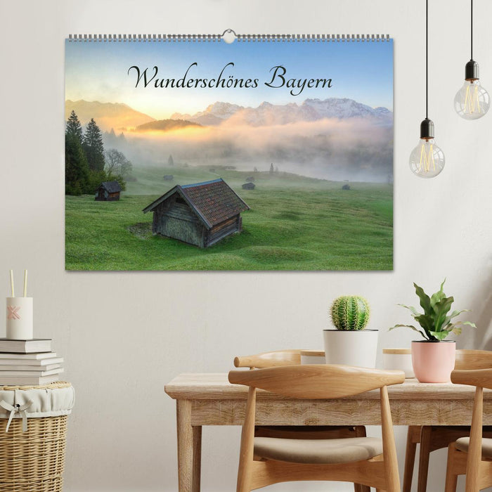 Wunderschönes Bayern (CALVENDO Wandkalender 2024)
