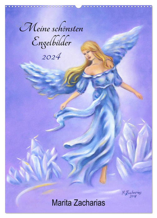 Meine schönsten Engelbilder - Marita Zacharias (CALVENDO Wandkalender 2024)