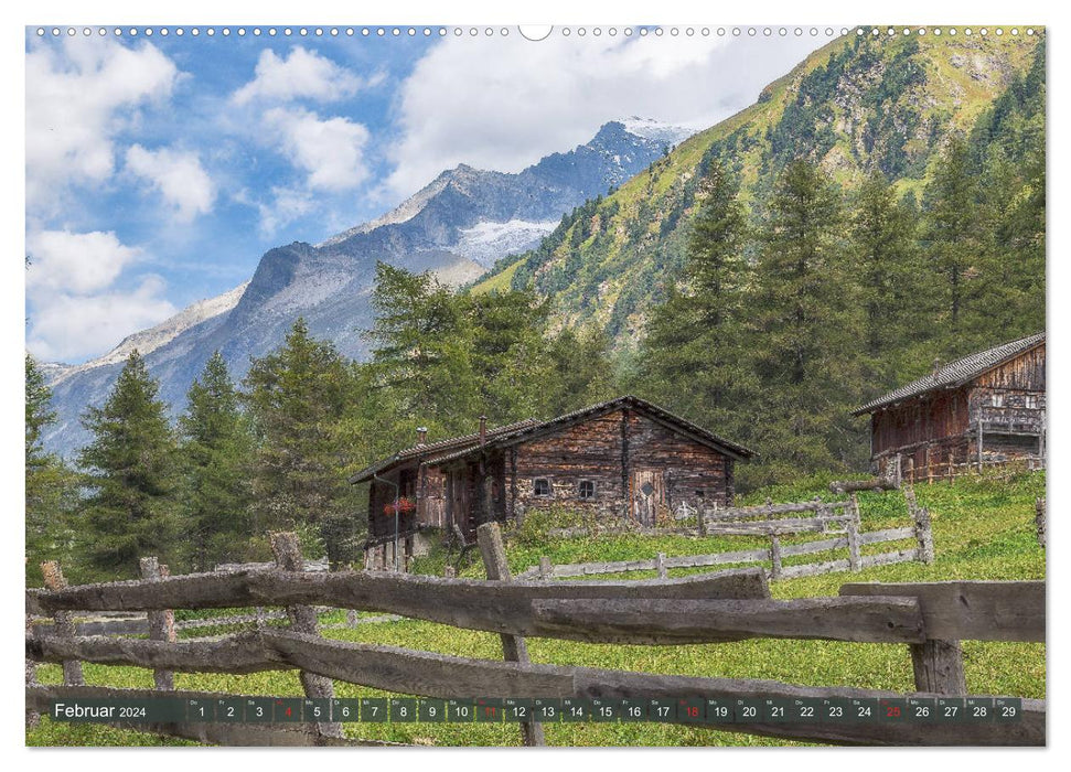 Magnifique Tyrol oriental (calendrier mural CALVENDO 2024) 