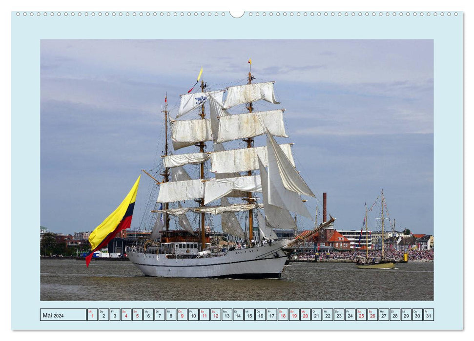 Segelschulschiffe aus aller Welt (CALVENDO Wandkalender 2024)