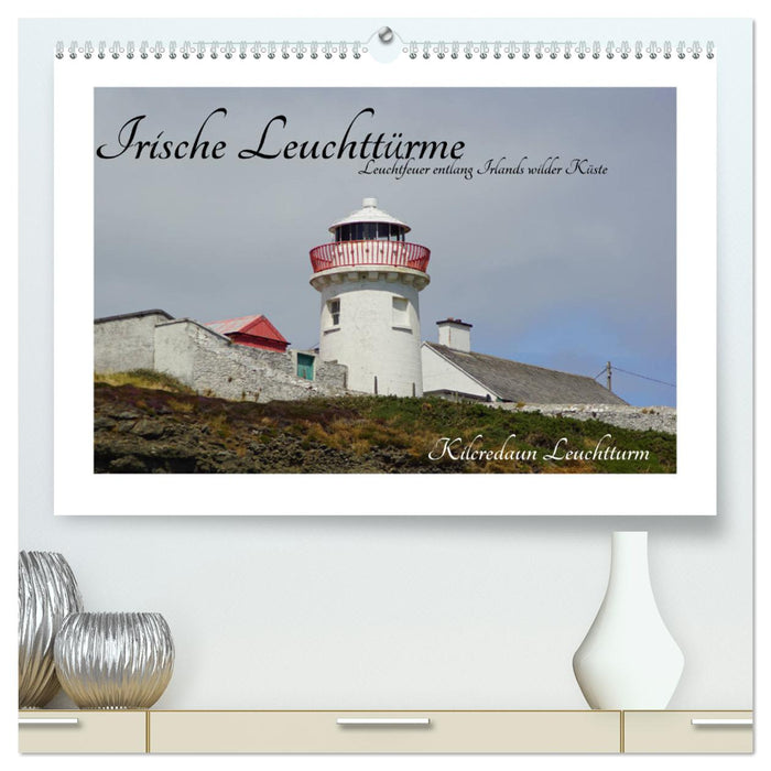 Phares irlandais - balises le long de la côte sauvage de l'Irlande (Calvendo Premium Wall Calendar 2024) 