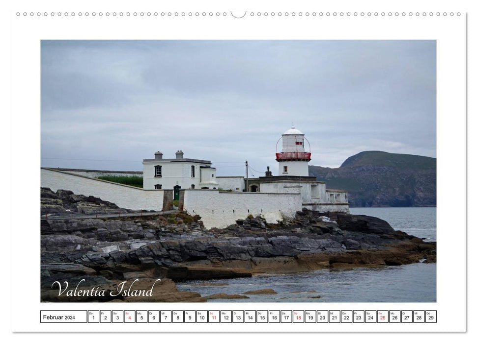 Irish lighthouses - beacons along Ireland's wild coast (CALVENDO Premium Wall Calendar 2024) 