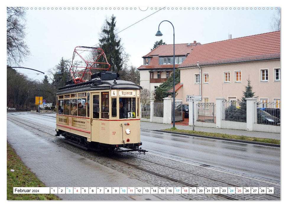 Tram historical (CALVENDO Premium Wall Calendar 2024) 
