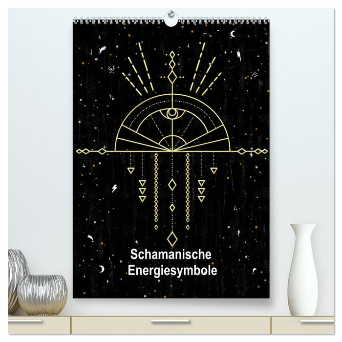 Schamanische Energiesymbole (CALVENDO Premium Wandkalender 2024)
