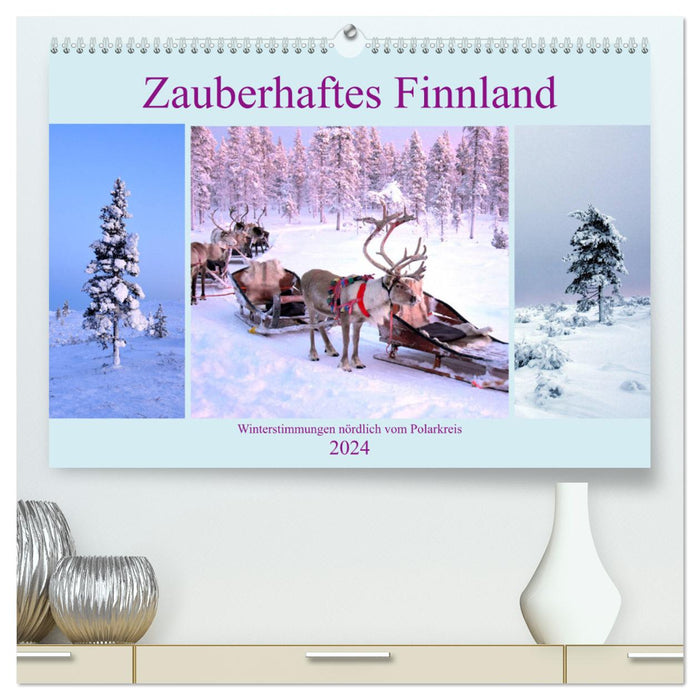 Zauberhaftes Finnland (CALVENDO Premium Wandkalender 2024)