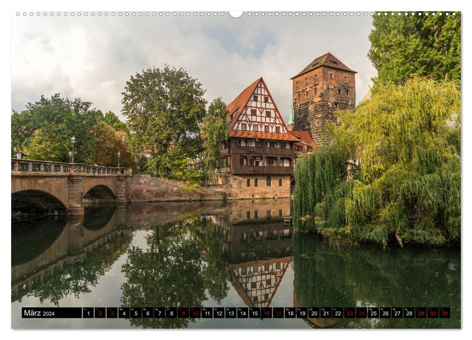 Wonderful Nuremberg (CALVENDO Premium Wall Calendar 2024) 