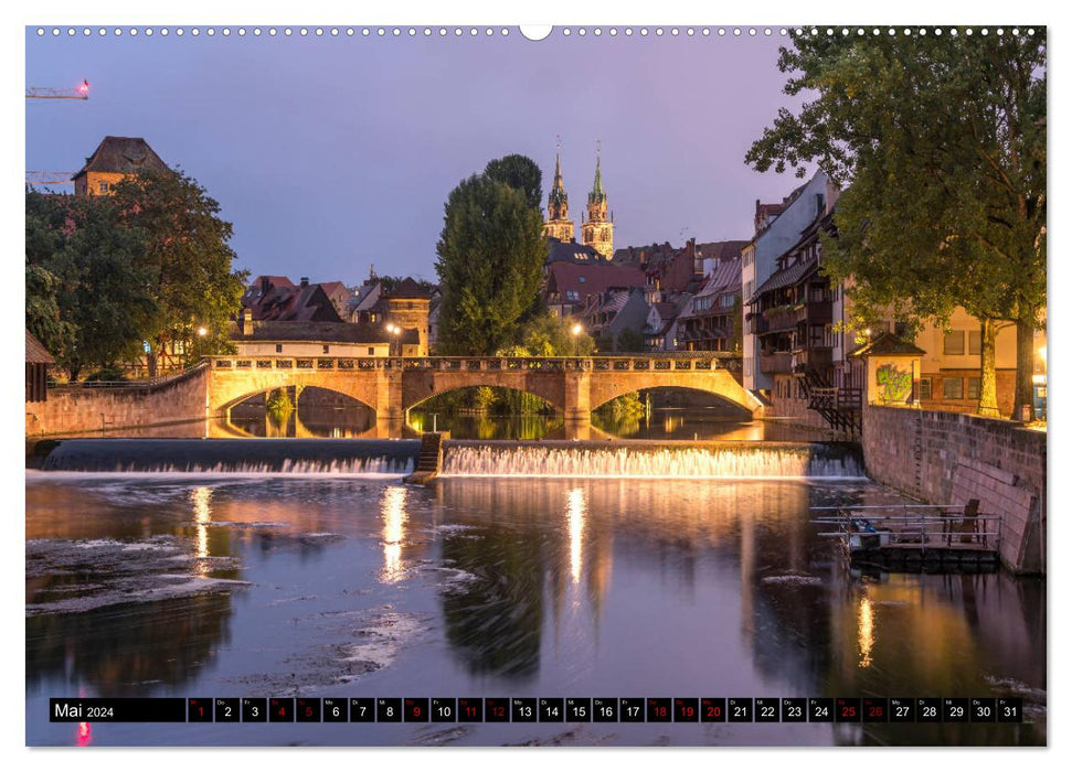 Wonderful Nuremberg (CALVENDO Premium Wall Calendar 2024) 