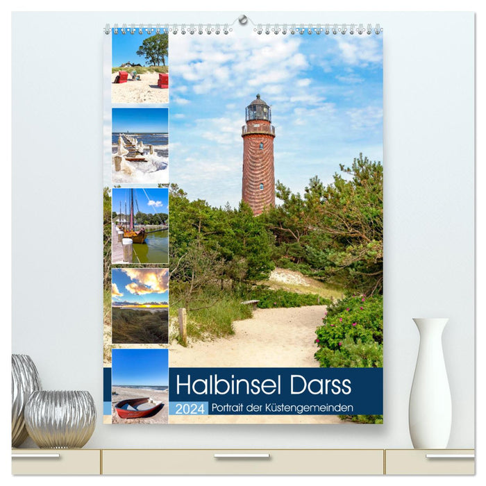Darss Peninsula, portrait of the coastal communities (CALVENDO Premium Wall Calendar 2024) 
