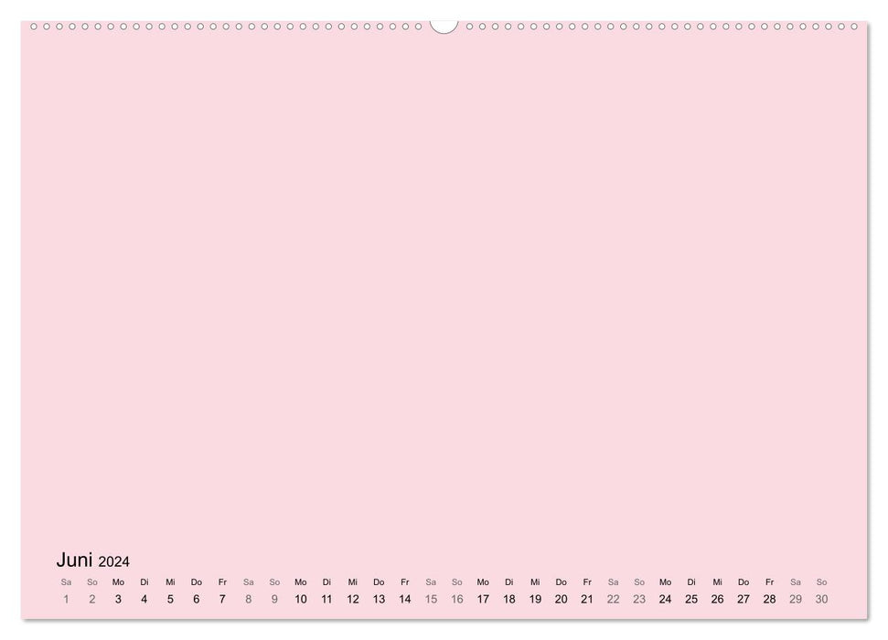 DIY Bastel-Kalender -Warme Pastell Farben- Zum Selbstgestalten (CALVENDO Wandkalender 2024)