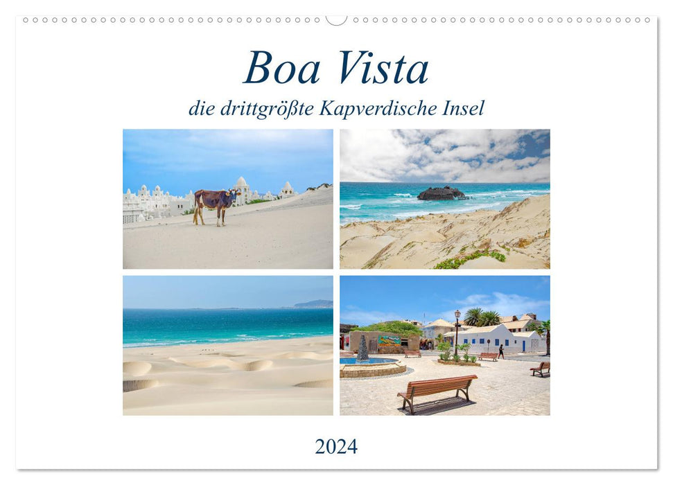 Boa Vista - die drittgrößte Kapverdische Insel (CALVENDO Wandkalender 2024)