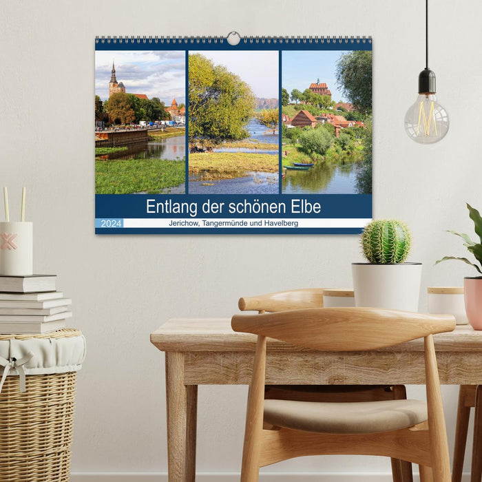 Along the beautiful Elbe - Jerichow, Tangermünde and Havelberg (CALVENDO wall calendar 2024) 