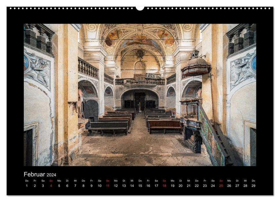 The beauty of decay - Lost Places (CALVENDO wall calendar 2024) 