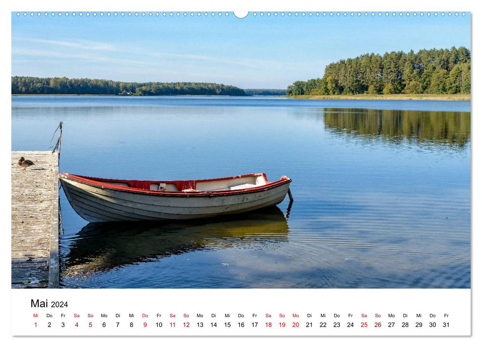 Masuren 2024 - Land der 1000 Seen (CALVENDO Premium Wandkalender 2024)