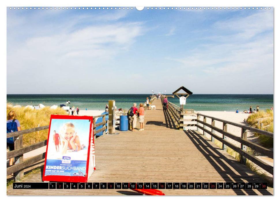 Prerow auf dem Darß - Sehnsuchtsort an der Ostsee (CALVENDO Premium Wandkalender 2024)