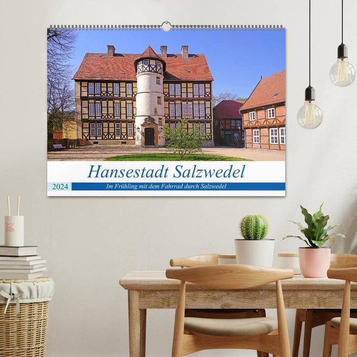 Hanseatic City of Salzwedel (CALVENDO wall calendar 2024) 
