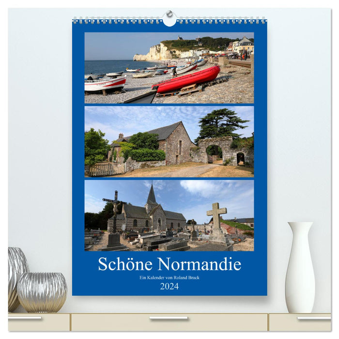 Schöne Normandie (CALVENDO Premium Wandkalender 2024)