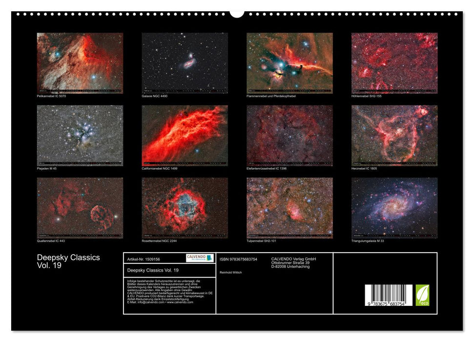 Deepsky Classics (CALVENDO Premium Wandkalender 2024)