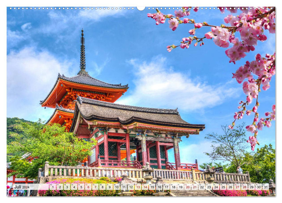 Exotische Bilderreise durch Japan (CALVENDO Premium Wandkalender 2024)