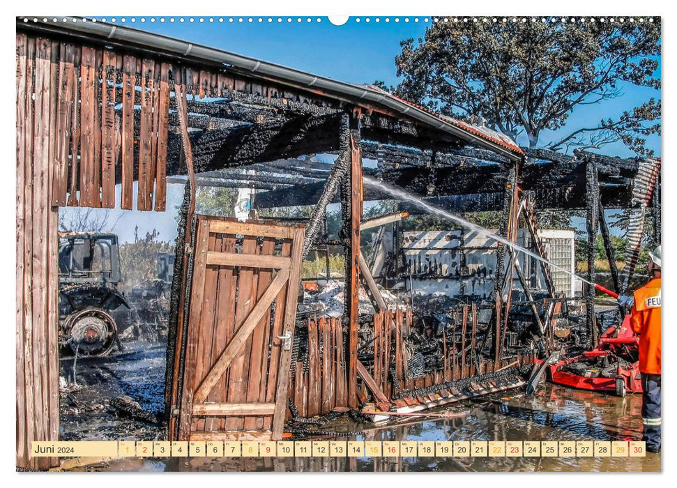 Feuerwehr - Einsätze (CALVENDO Wandkalender 2024)