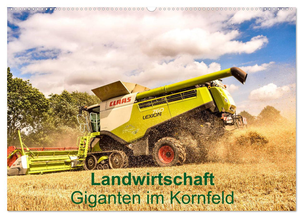 Landwirtschaft - Giganten im Kornfeld (CALVENDO Wandkalender 2024)