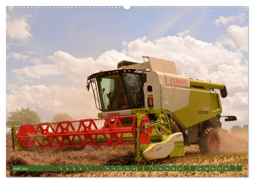 Landwirtschaft - Giganten im Kornfeld (CALVENDO Wandkalender 2024)