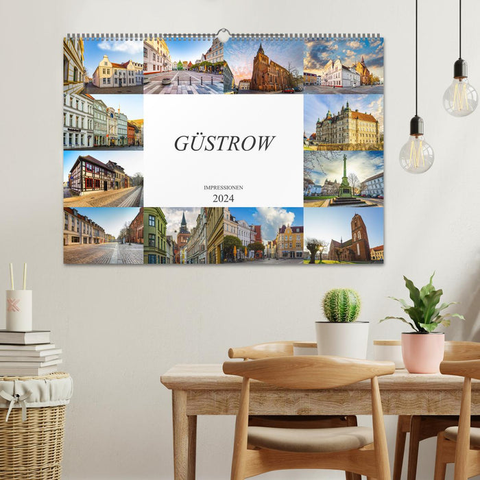 Güstrow impressions (CALVENDO wall calendar 2024) 