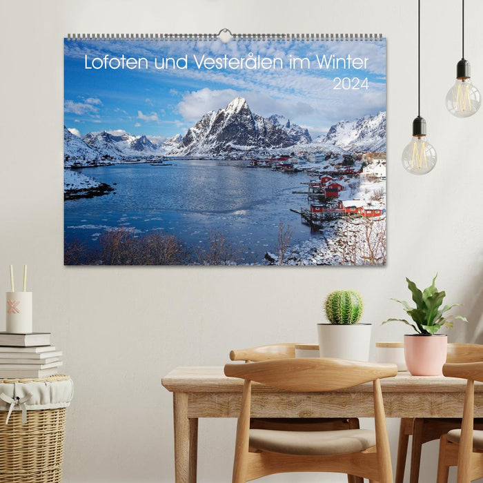 Lofoten and Vesterålen in winter (CALVENDO wall calendar 2024) 