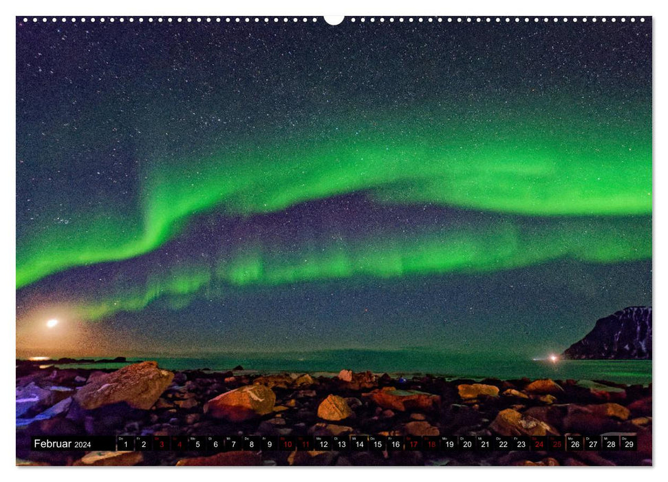 Lofoten and Vesterålen in winter (CALVENDO wall calendar 2024) 