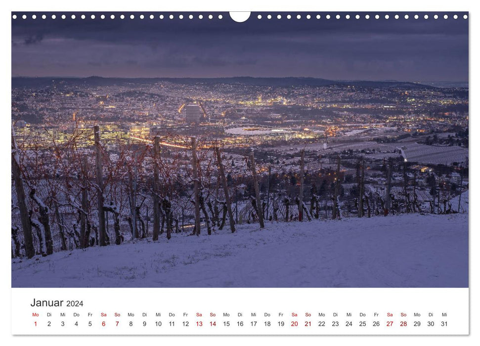 City view Stuttgart (CALVENDO wall calendar 2024) 