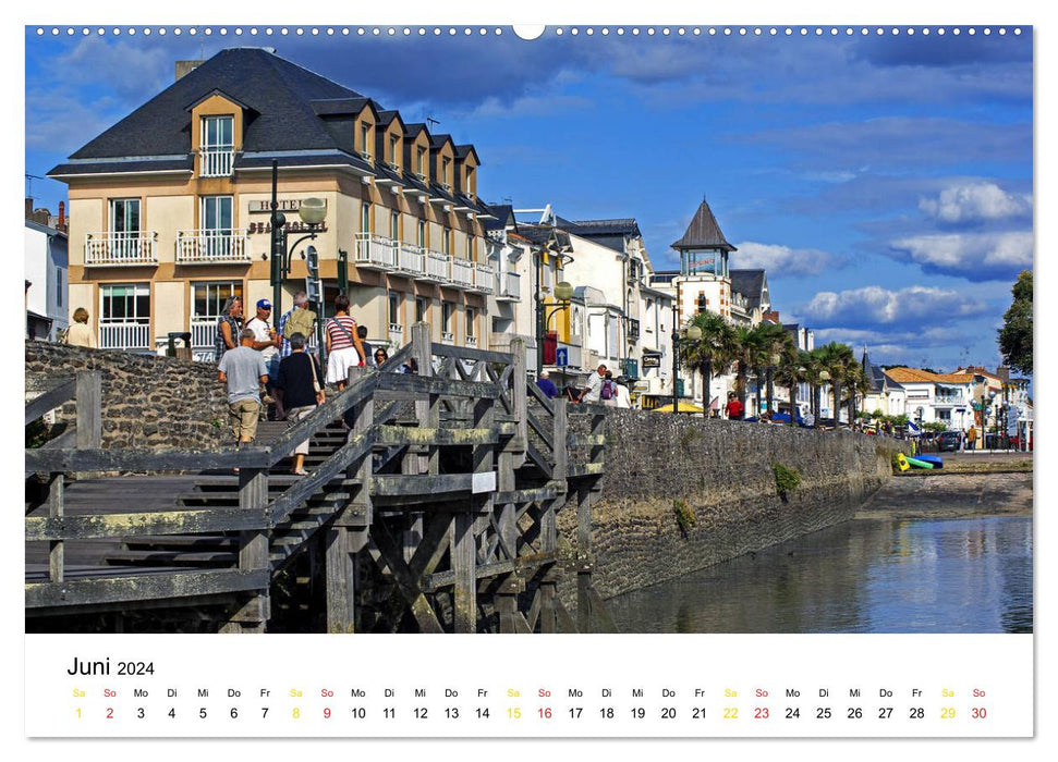 Vendée Aus dem Meer steigender Himmel Frankreichs (CALVENDO Wandkalender 2024)