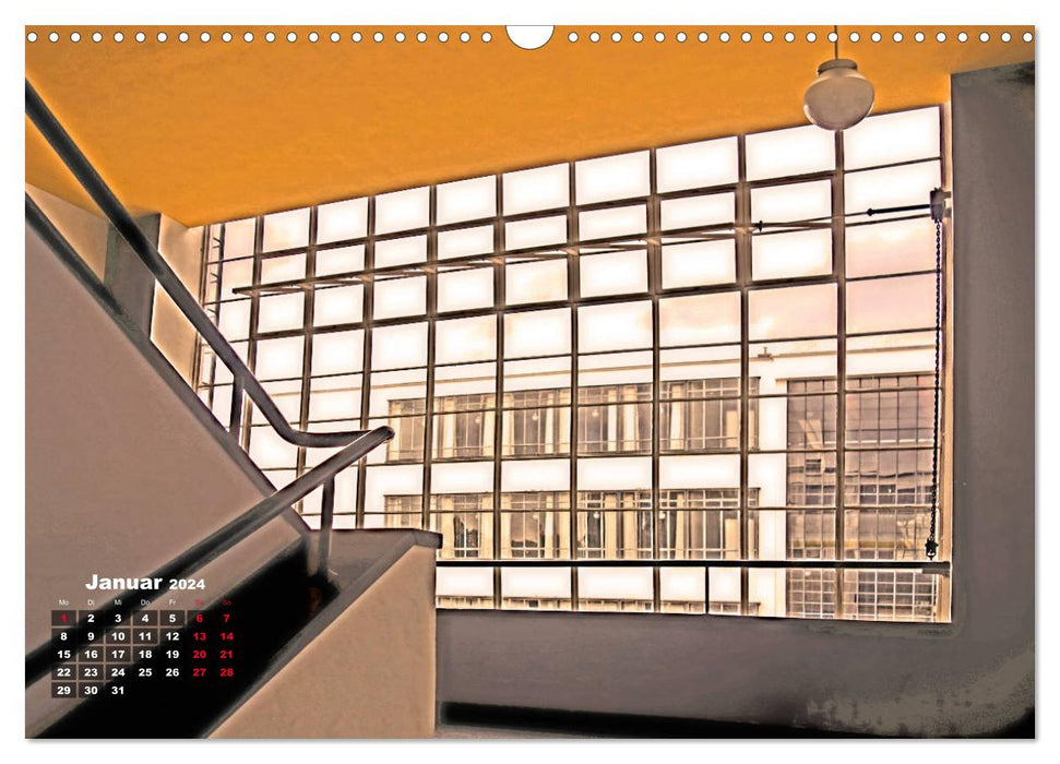 Bauhaus Dessau (CALVENDO Wandkalender 2024)